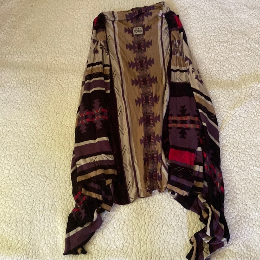 Tribal print cardigan